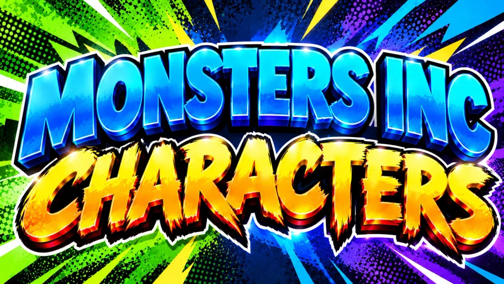 Monsters Inc Characters