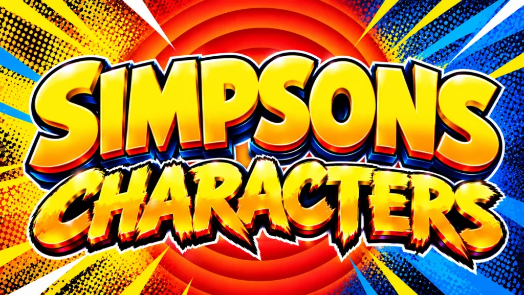 Simpsons Characters